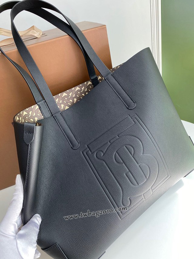 Burberry專門店新款塗層牛皮手拎肩背tote包 巴寶莉男士托特包購物袋 yxb1326